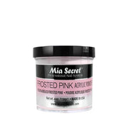 MIA SECRET FROSTED PINK ACRYLIC POWDER 4 oz. - OceanNailSupply