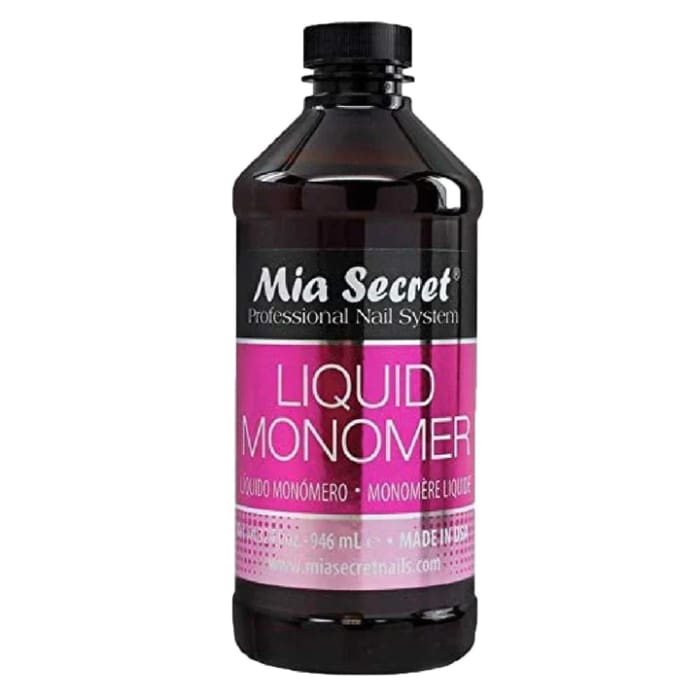 MIA SECRET - LIQUID MONOMER 32oz - OceanNailSupply