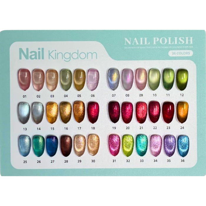 Nail Kingdom - Endless Glow Cat Eye Collection - 36 Colors - OceanNailSupply