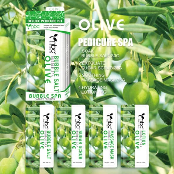 NBC - Bubble World Spa Kit (4 Step) OLIVE — OceanNailSupply