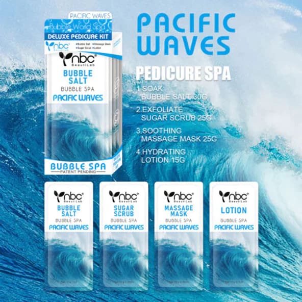 NBC - Bubble World Spa Kit (4 Step) Pacific Waves — OceanNailSupply