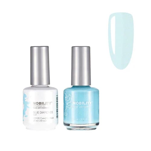 Nobility Duo - Blue Diamonds - #NBCS105 - OceanNailSupply