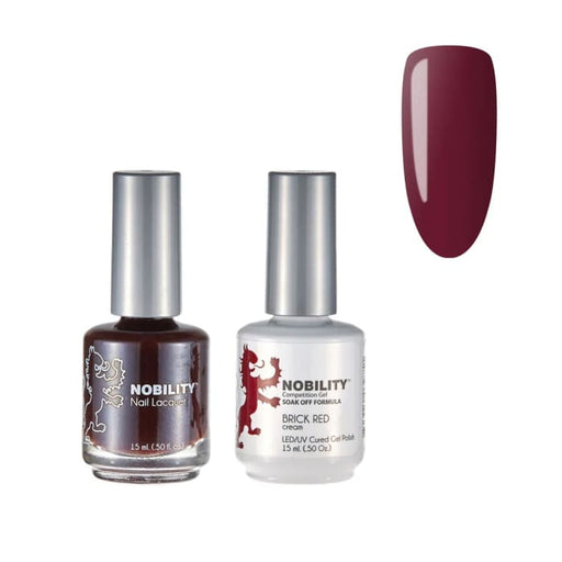 Nobility Duo - Brick Red - #NBCS157 - OceanNailSupply
