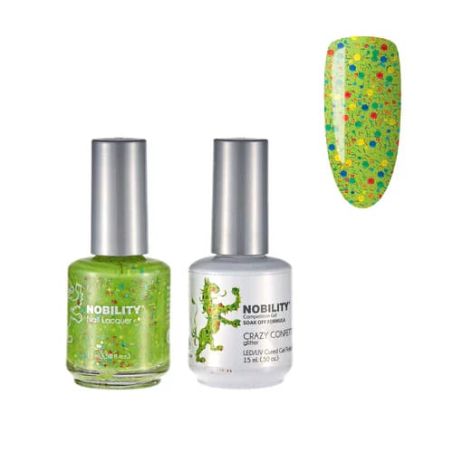 Nobility Duo - Crazy Confetti - #NBCS108 - OceanNailSupply