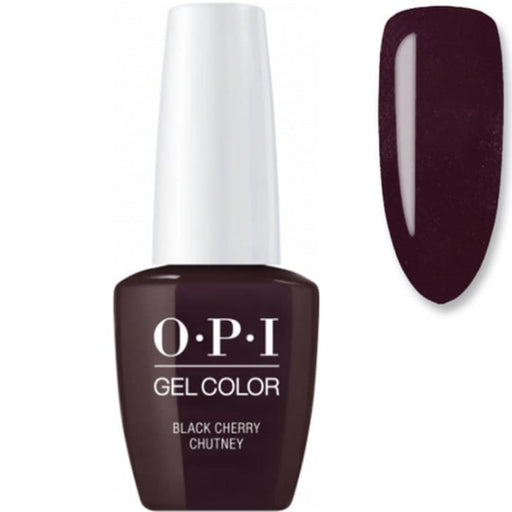 OPI GelColor - Black Cherry Chutney 0.5 oz - #GCI43 - OceanNailSupply