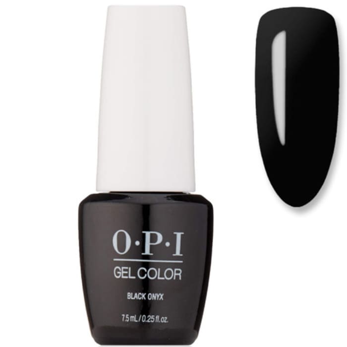 OPI GelColor - Black Onyx 0.5 oz - #GCT02 - OceanNailSupply