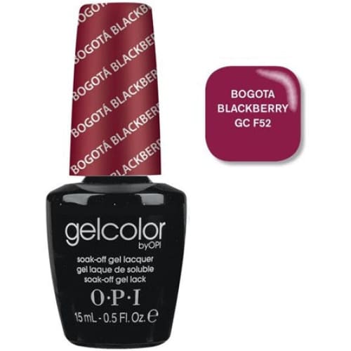 OPI GelColor - Bogota Blackberry 0.5 oz - #GCF52 - OceanNailSupply