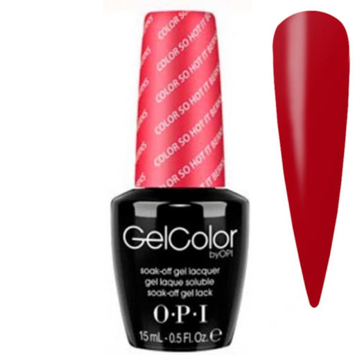 OPI GelColor - Color So Hot It Berns 0.5 oz - #GCZ13 - OceanNailSupply