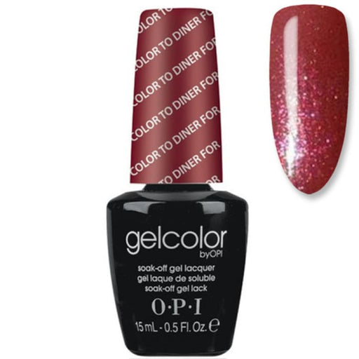 OPI GelColor - Color to Diner For 0.5 oz - #GCT25 - OceanNailSupply