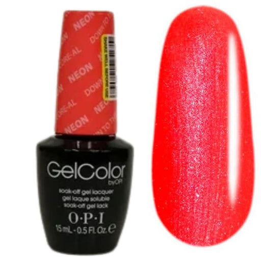 OPI GelColor - Down To The Core-al (NEON COLLECTION) 0.5 oz - #GCN38 - OceanNailSupply