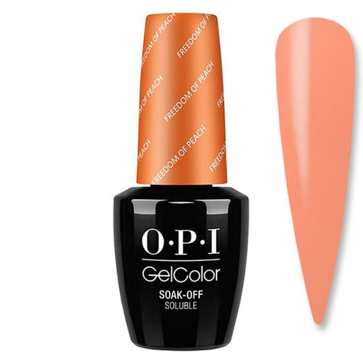 OPI GelColor - Freedom of Peach 0.5 oz - #GCW59 - OceanNailSupply