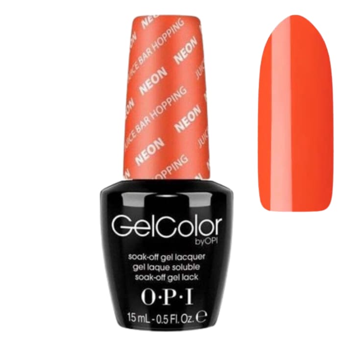 OPI GelColor - Juice Bar Hopping (NEON COLLECTION) 0.5 oz - #GCN35 - OceanNailSupply