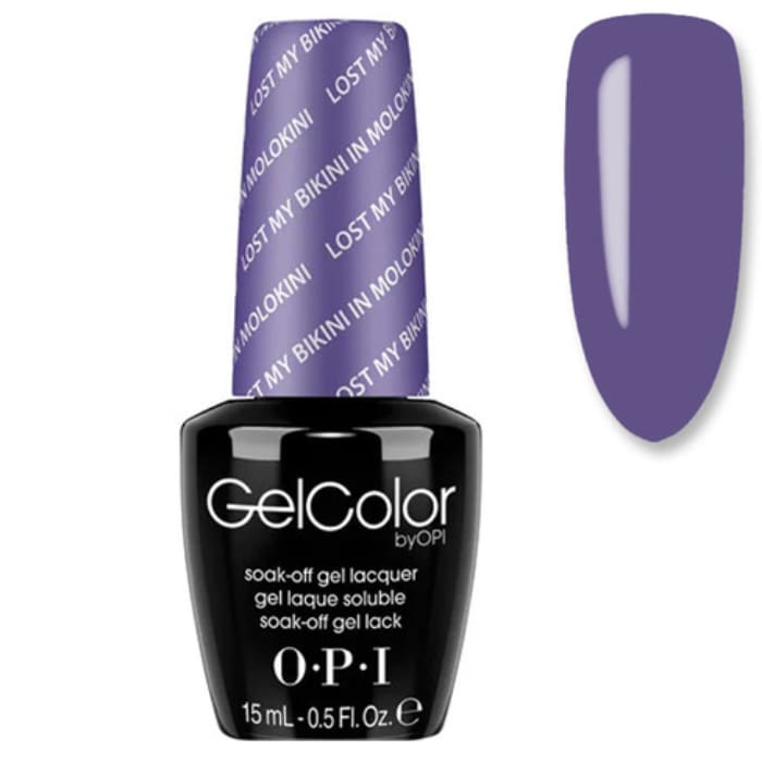 OPI GelColor - Lost My Bikini in Molokini 0.5 oz - #GCH75 - OceanNailSupply