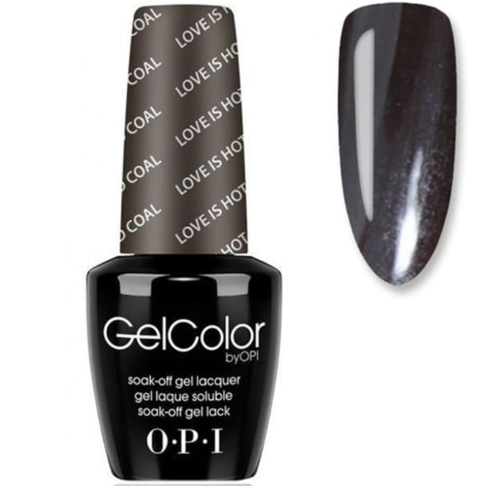 OPI GelColor - Love Is Hot And Coal 0.5 oz - #HPF06 - OceanNailSupply