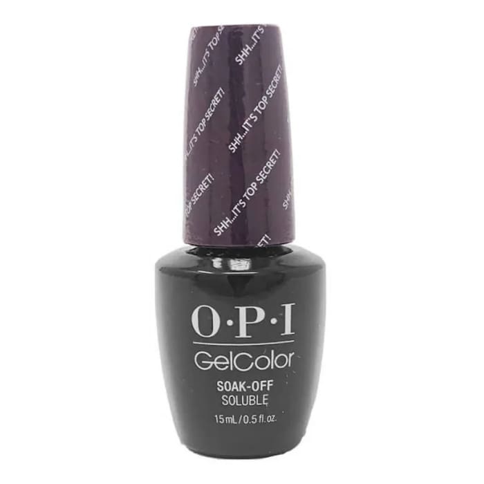 OPI GelColor - Shh...It’s Top Secret! 0.5 oz - #GCW61 (Original Bottle) - OceanNailSupply