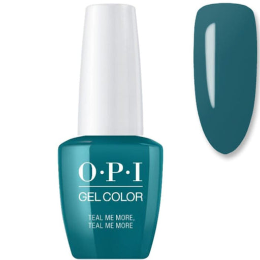 OPI GelColor - Teal Me More Teal Me More 0.5 oz - #GCG45 - OceanNailSupply