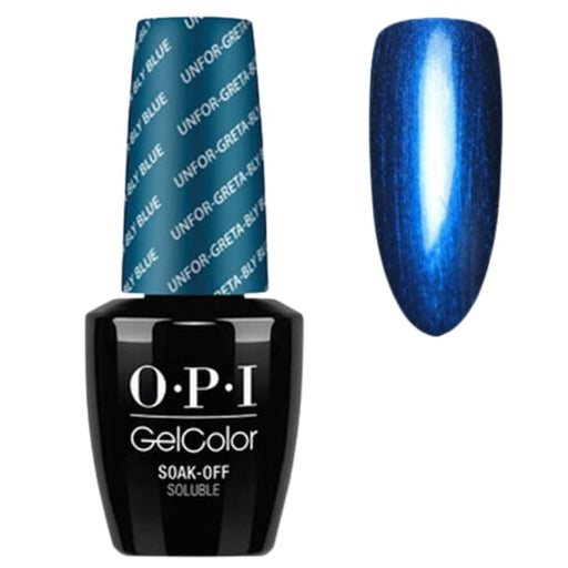OPI GelColor - Unfor-greta-bly Blue 0.5 oz - #GCG24 - OceanNailSupply