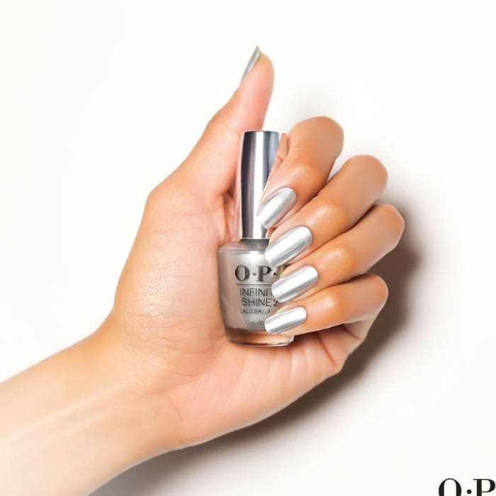 OPI Infinite Shine - Silver On Ice #ISL48 - OceanNailSupply
