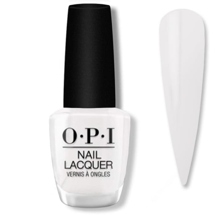 OPI Nail Lacquer - Alpine Snow 0.5 oz - #NLL00 - OceanNailSupply