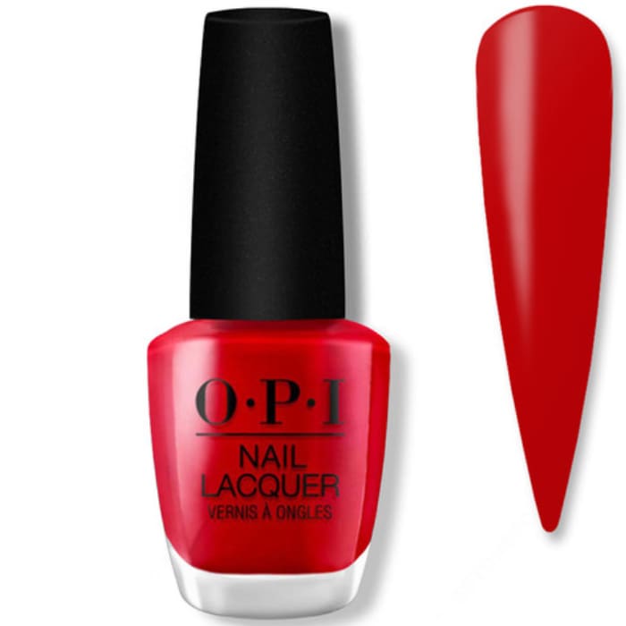 OPI Nail Lacquer - Big Apple Red 0.5 oz - #NLN25 - OceanNailSupply