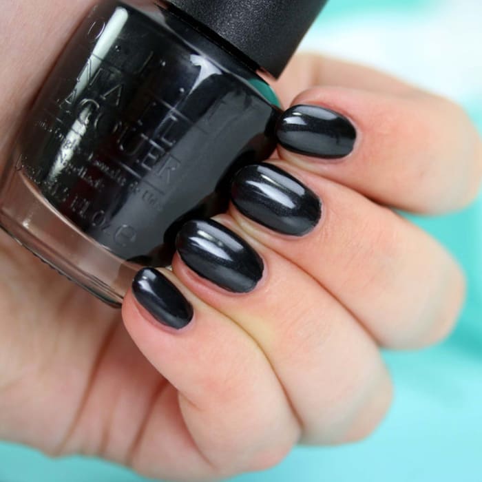 OPI Nail Lacquer - Black Dress Not Optional 0.5 oz - #HRH03 - OceanNailSupply