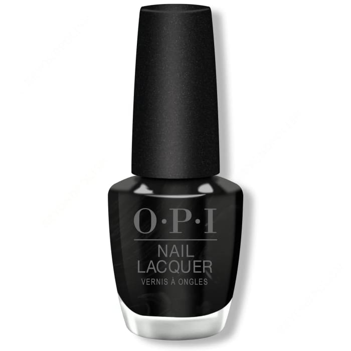 OPI Nail Lacquer - Black Onyx 0.5 oz - #NLT02 - OceanNailSupply