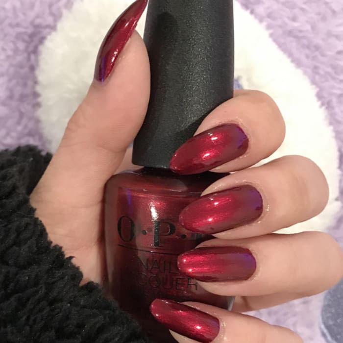 OPI Nail Lacquer - Bogota Blackberry 0.5 oz - #NLF52 - OceanNailSupply