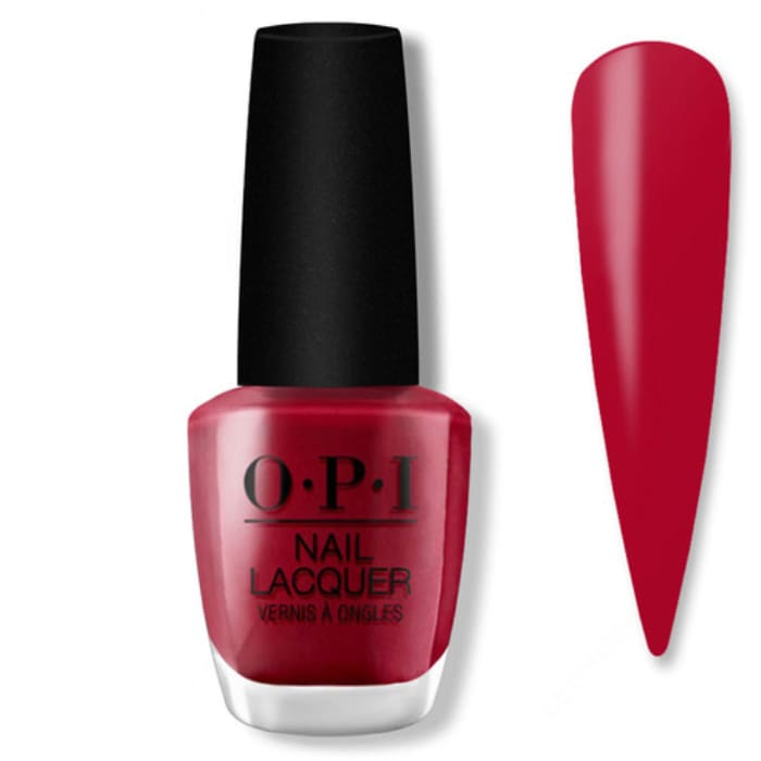 OPI Nail Lacquer - Chick Flick Cherry 0.5 oz - #NLH02 - OceanNailSupply
