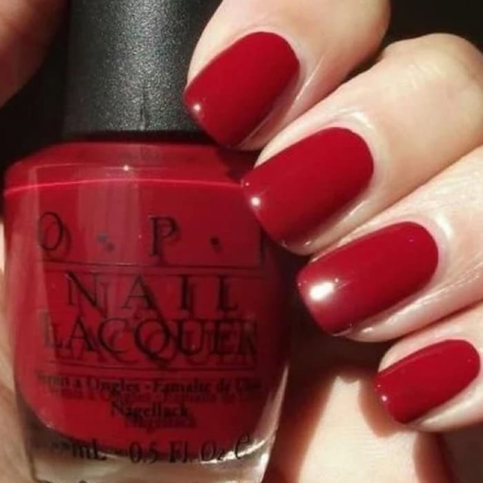 OPI Nail Lacquer - Chick Flick Cherry 0.5 oz - #NLH02 - OceanNailSupply