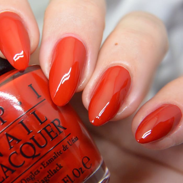 OPI Nail Lacquer - Got the Mean Reds 0.5 oz - #HRH08 - OceanNailSupply