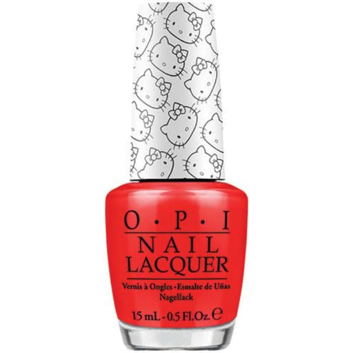 OPI Nail Lacquer - HELLO KITTY 5 Apples Tall 0.5 oz - #NLH89 - OceanNailSupply