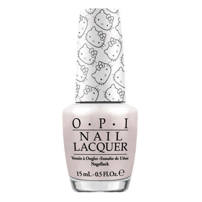 OPI Nail Lacquer - HELLO KITTY Kitty White 0.5 oz - #NLH80 - OceanNailSupply