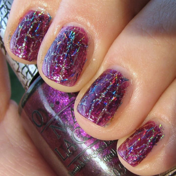 OPI Nail Lacquer - Nicki Minaj Super Bass Shatter 0.5 oz - #NLN18 - OceanNailSupply