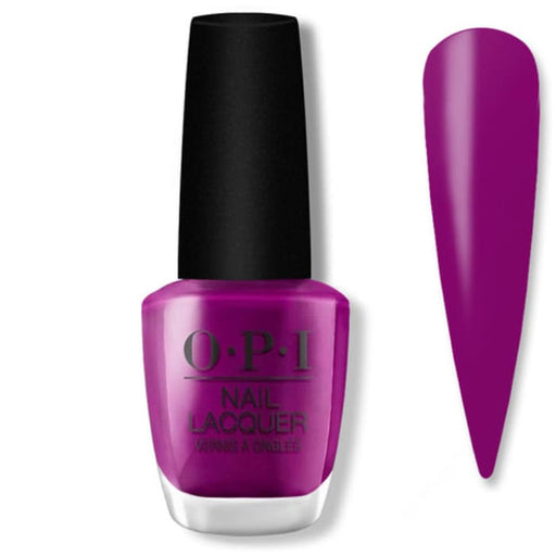 OPI Nail Lacquer - Pamplona Purple 0.5 oz - #NLE50 - OceanNailSupply