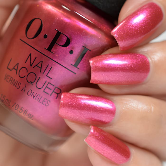 OPI Nail Lacquer - Pink Bling and Be Merry - #HRP08 - OceanNailSupply