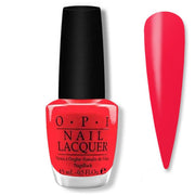 OPI Nail Lacquer - Red Lights Ahead…Where? 0.5 oz - #NLH61 - OceanNailSupply