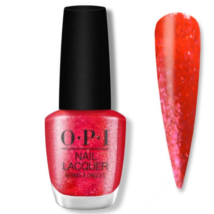 OPI Nail Lacquer - Rhinestone Red-y 0.5 oz - #HRP05 - OceanNailSupply