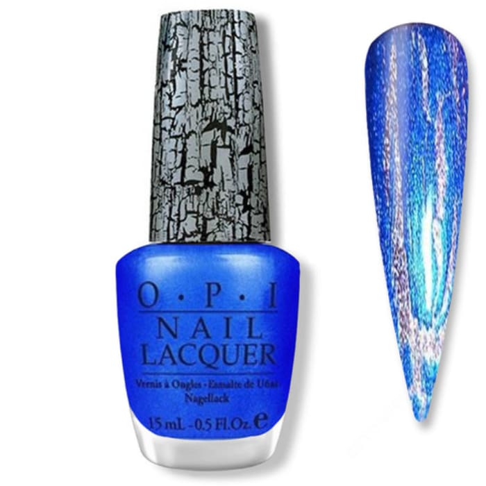 OPI Nail Lacquer - SHATTER Blue Shatter 0.5 oz - #NLE56 - OceanNailSupply