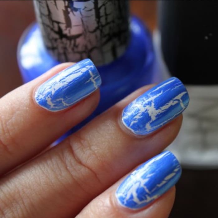 OPI Nail Lacquer - SHATTER Blue Shatter 0.5 oz - #NLE56 - OceanNailSupply