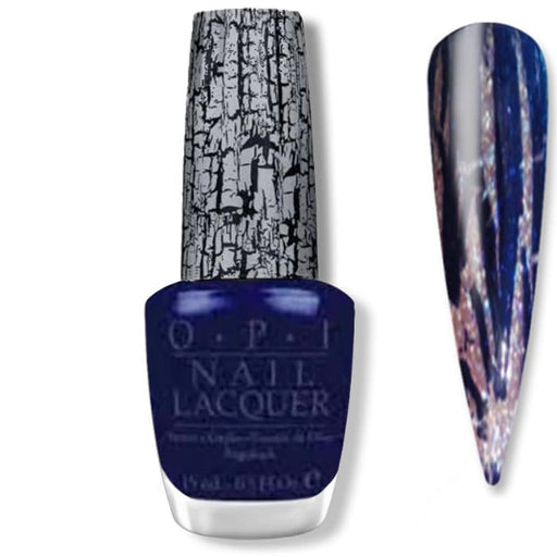 OPI Nail Lacquer - SHATTER Navy Shatter 0.5 oz - #NLE63 - OceanNailSupply