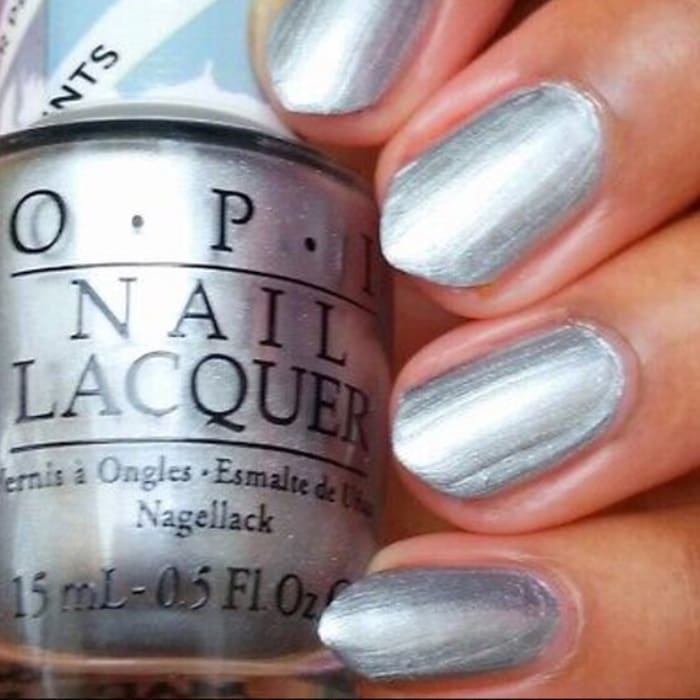 OPI Nail Lacquer - Silver Canvas 0.5 oz - #NLP19 - OceanNailSupply