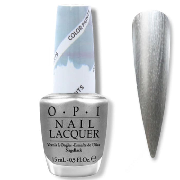 OPI Nail Lacquer - Silver Canvas 0.5 oz - #NLP19 - OceanNailSupply