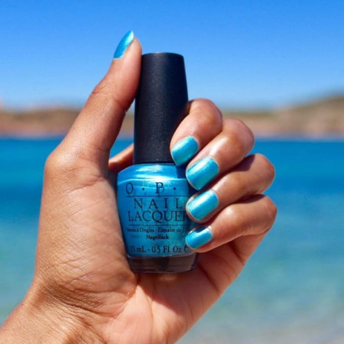 OPI Nail Lacquer - Teal The Cows Come Home 0.5 oz - #NLB54 - OceanNailSupply