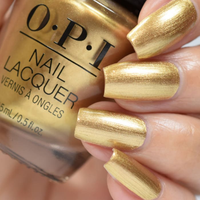 OPI Nail Lacquer - This Gold Sleighs Me - #HRM05 - OceanNailSupply