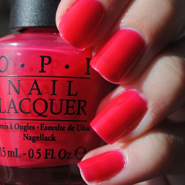 OPI Nail Lacquer - Too Hot Pink to Hold ’Em - #NLT19 - OceanNailSupply