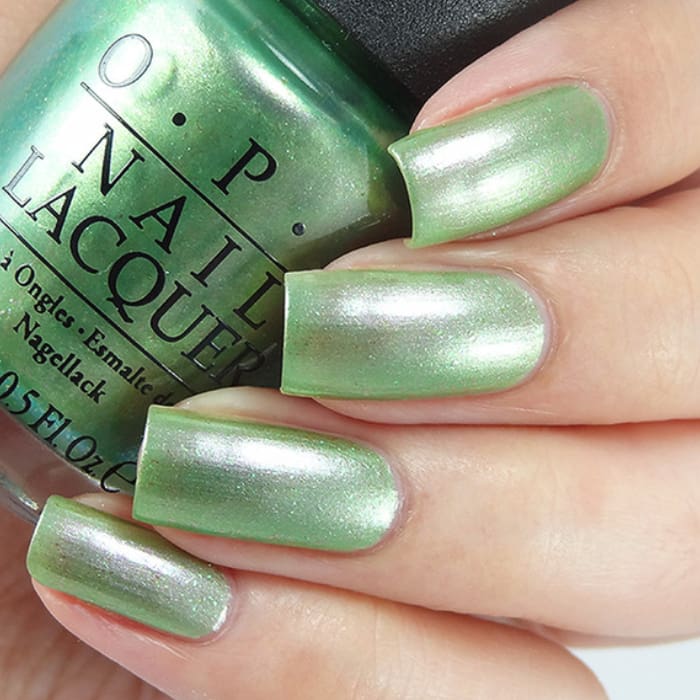 OPI Nail Lacquer - Visions of Georgia Green 0.5 oz - #NLC93 - OceanNailSupply