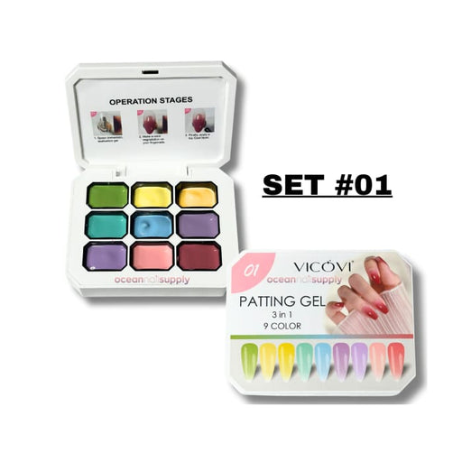 Patting Gel Palette #01 OceanNailSupply