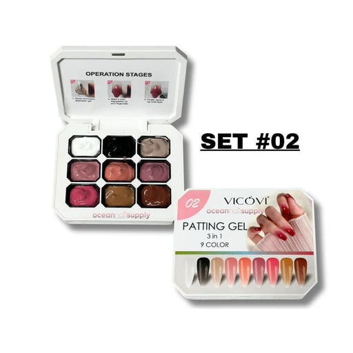 Patting Gel Palette #02 OceanNailSupply