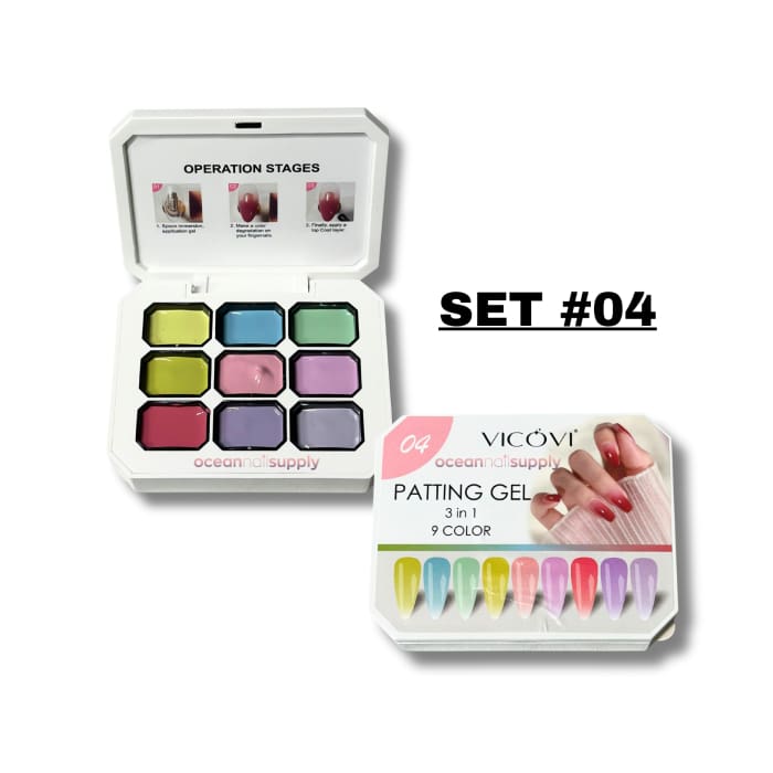 Patting Gel Palette #04 OceanNailSupply