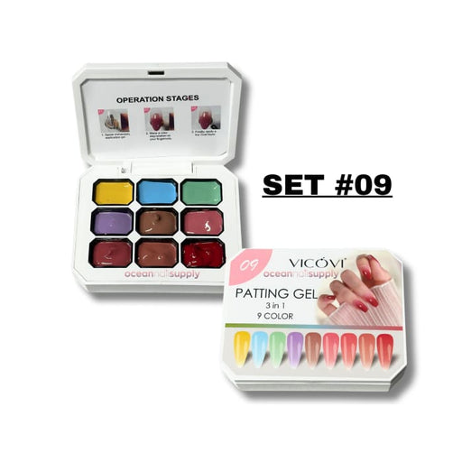 Patting Gel Palette #09 OceanNailSupply